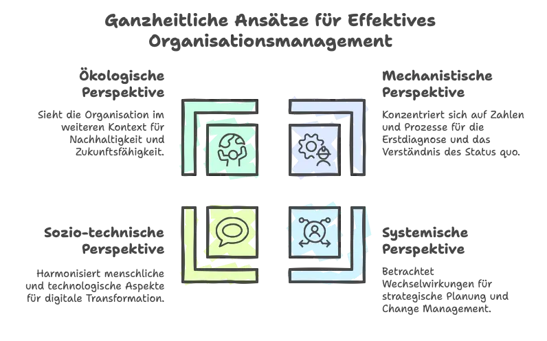 Die vier entscheidenden Perspektiven für erfolgreiches Organisationsmanagement - visual selection